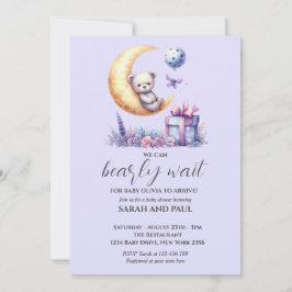 Nalle vi kan vänta tidigt inbjudningar