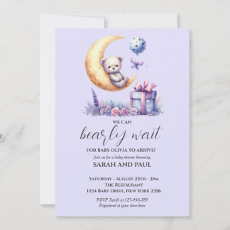 Nalle vi kan vänta tidigt inbjudningar