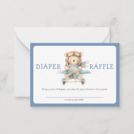 Nalle vi kan vänta tills Raffle Anteckningskort