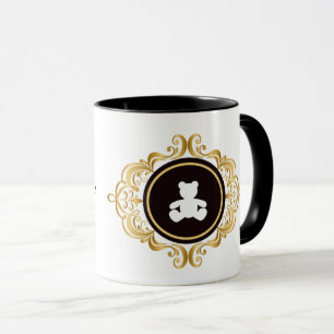 Nalle White Silhouette Coffee Mugg