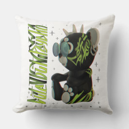 Nalle x Cute Bear Graffiti x Ledsen Bear Streetw Kudde