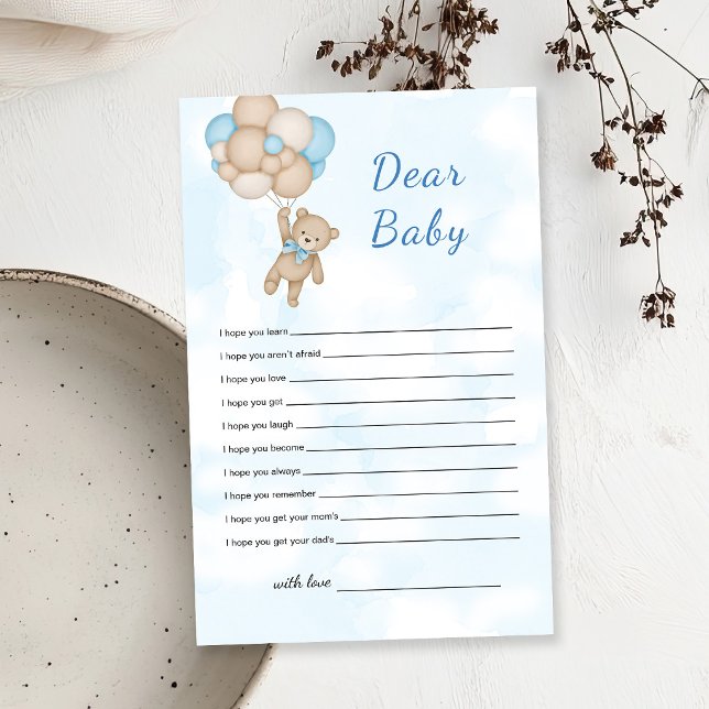 Nallebamsen Kära baby önskar för bebis (Skapare uppladdad)