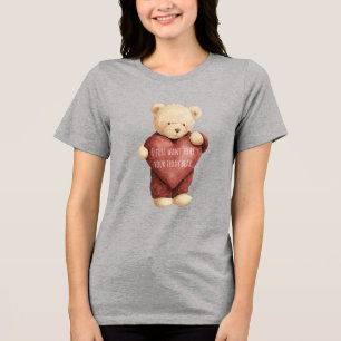 Nallebjörn Rött Hjärta T Shirt