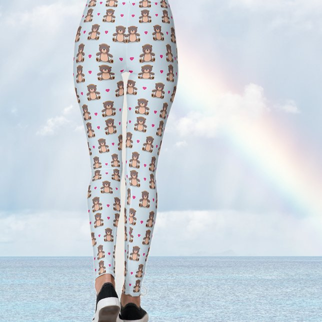 Nallebjörnar i blå Leggings (Skapare uppladdad)