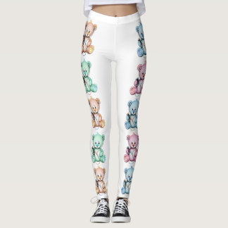 NALLEdamaskerdesign av Paul Jaworski Leggings