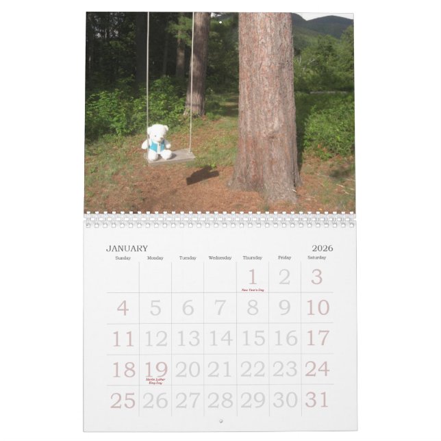 Nallekalender Kalender (Jan 2026)