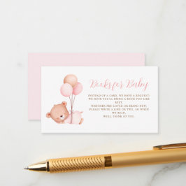 Nallen Babykläder för rosa-bubblor Tilläggskort