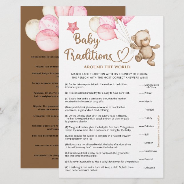 nallen Bebisdusch i baby Traditions (Fram/baksida)