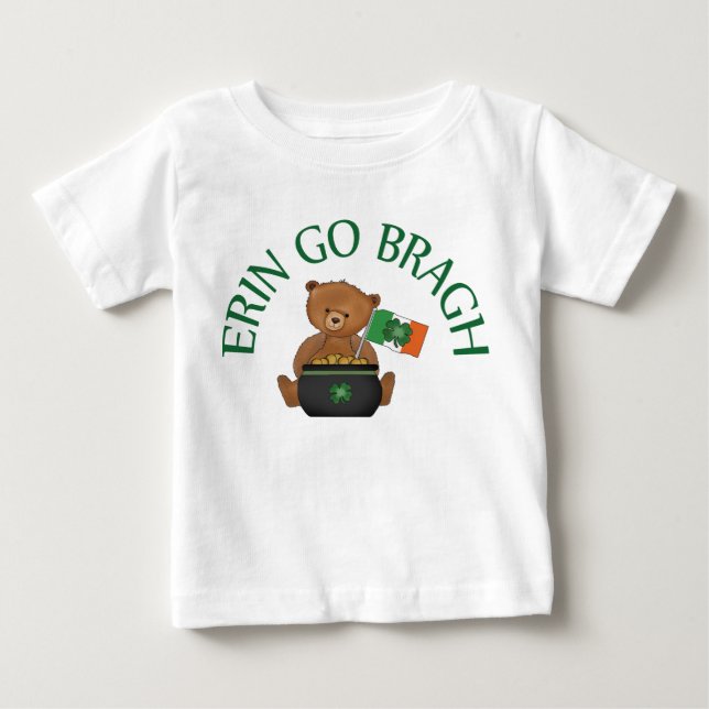 Nallen Erin går Bragh T-shirt (Framsida)