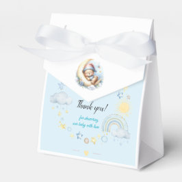 Nallen Sömnig på babysknappen Måne Presentaskar