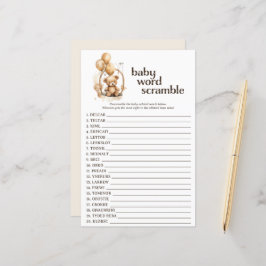 Nallens babystövel Ord-skam