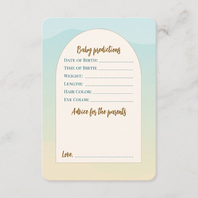 Nallens babyvisningsprogram - platta rådgivkort rådkort (Framsida)