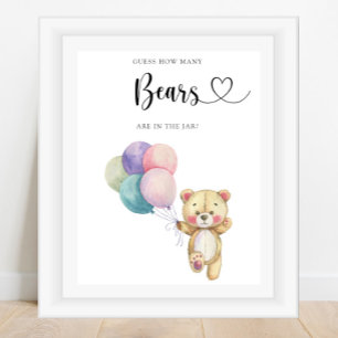 Nallens ballonger - gissa hur många björnar som fi poster