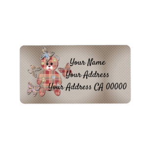 Nallens etikett adressetikett