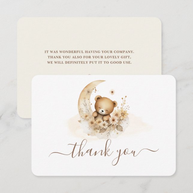 Nallens könsmognadsteknisk tack som du kort (Fram/baksida)