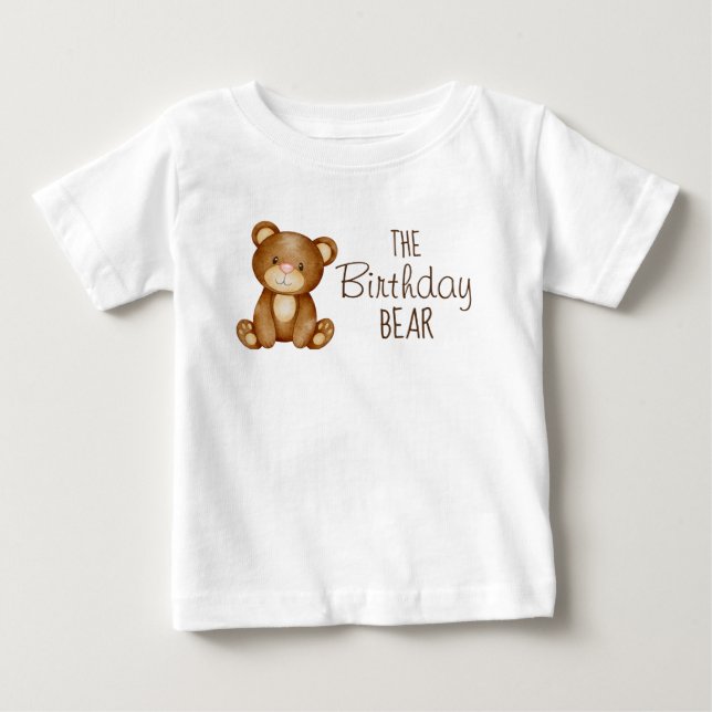 Nallens personlig-familjskjorta t shirt (Framsida)