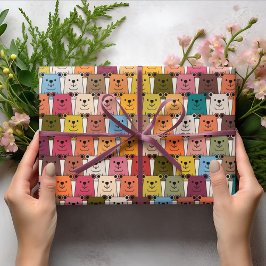 Nallens Tecknad Presentpapper