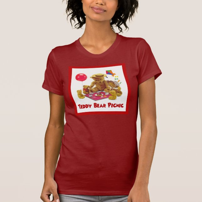 Nallepicknickskjorta T Shirt (Framsida)