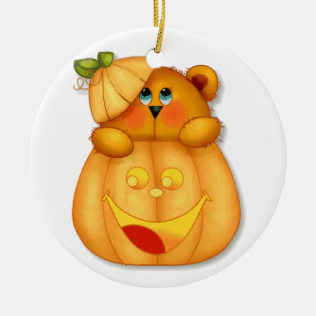 Nallepumpa Julgransprydnad Keramik (Framsidan)