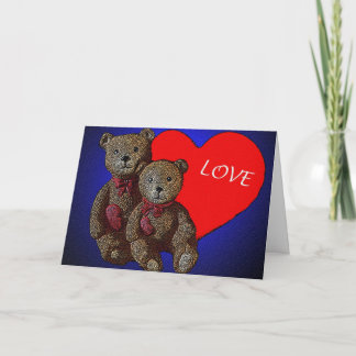 Nallevalentin kort för dag
