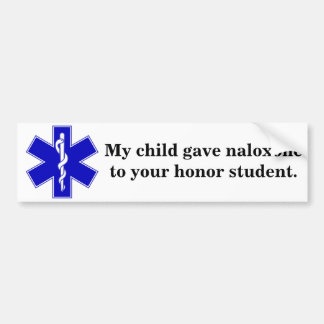Naloxone hederstudent bildekal