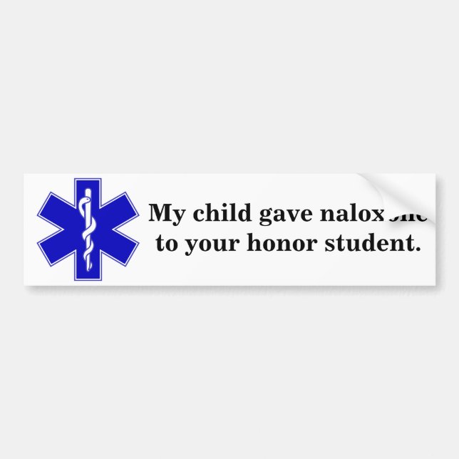 Naloxone hederstudent bildekal (Framsidan)