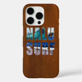 Nalu-Surfa Hawaii Wave Faux Koa Wood Surfboard
