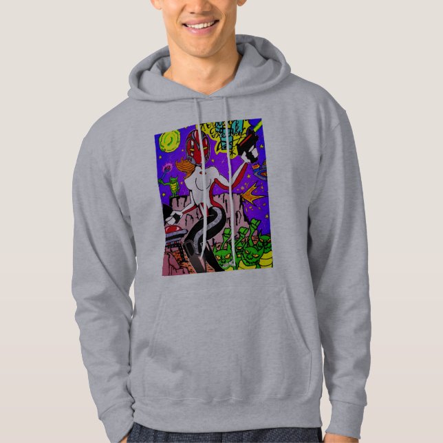 Nålutrymmesattack Hoodie (Framsida)