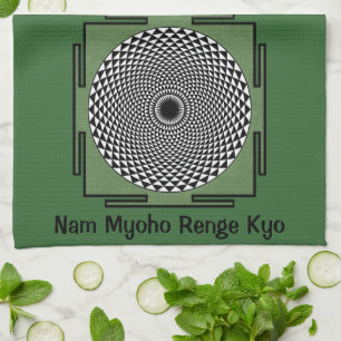 Nam Myoho Renge Kyo chant Kökshandduk