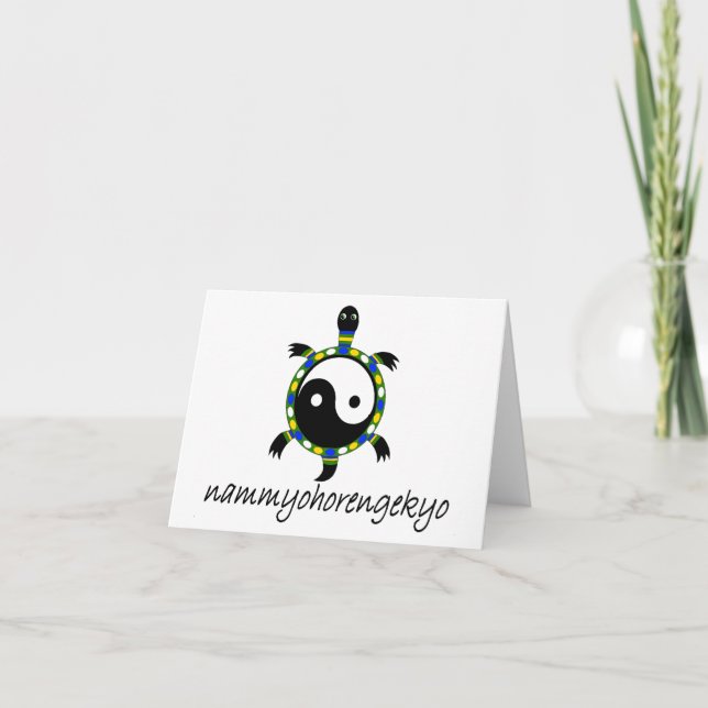 NAM MYOHO RENGE KYO... HELGKORT (Framsida)