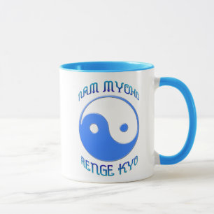 "Nam Myoho Renge Kyo" Yin & Yang buddism Mugg