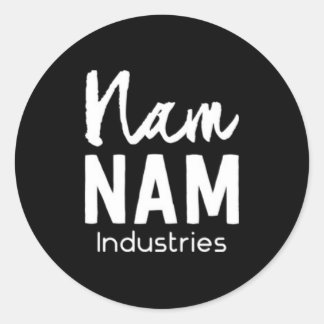 Nam Nam Industries invertert bilde Runt Klistermärke