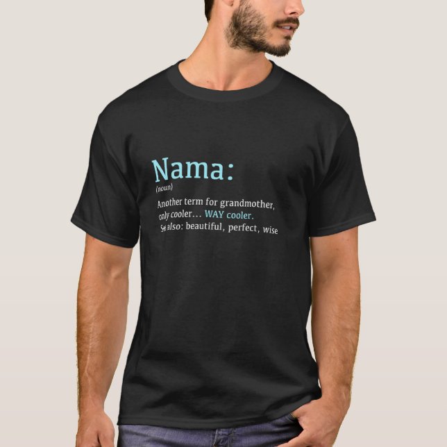 Nama Funny Definition Noun En annan term Pul T Shirt (Framsida)