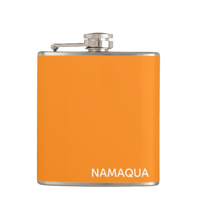 Namaqua orange färg namn fickplunta (Framsidan)