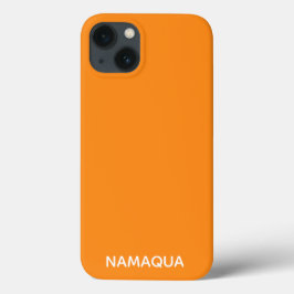 Namaqua orange färg namn Fodral-Mate iphone case