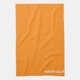 Namaqua orange färg namn kökshandduk