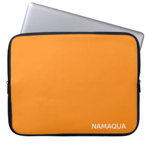 Namaqua orange färg namn laptop fodral