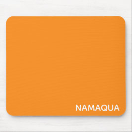 Namaqua orange färg namn musmatta
