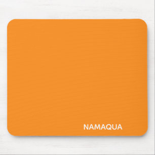 Namaqua orange färg namn musmatta