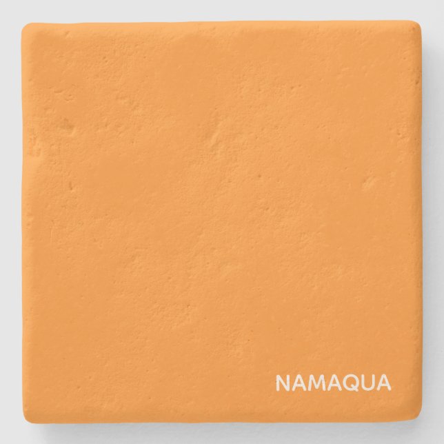 Namaqua orange färg namn stenunderlägg (Framsidan)