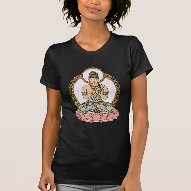 Namaskara Mudra Buddha T-shirt (Framsida)