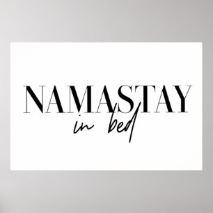 Namastay i sängen poster