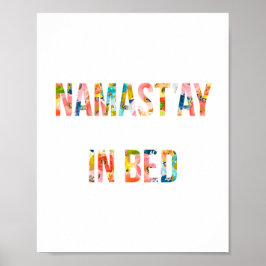Namastay in Bed, Namaste in Bed, Poster offert