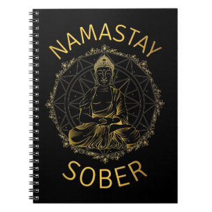 Namastay Sober II Anteckningsbok