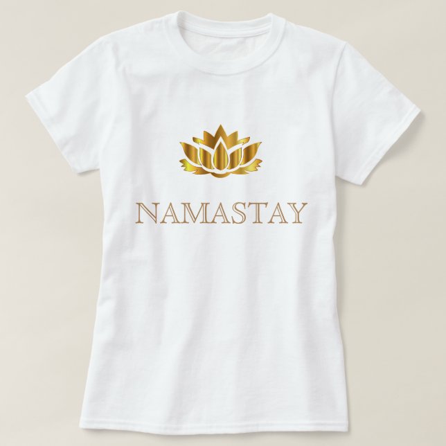 Namastay Yoga T-shirt (Design framsida)