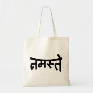 Namaste (न म स् ते) - Devanagari-skript Tygkasse