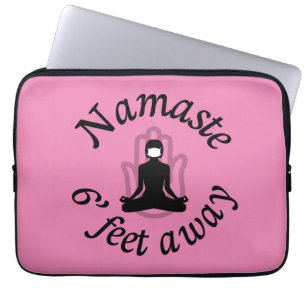 Namaste 6:s fötter bort laptop fodral