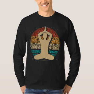 Namaste Andlig Yogi Zen Buddhism Meditation Retro T Shirt