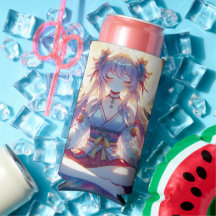 Namaste Anime Girl Meditating