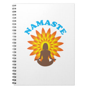Namaste Anteckningsbok Med Spiral